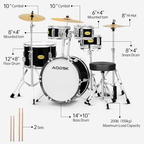 AODSK Kids Drum Set