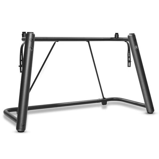 AODSK U-Shaped Design Keyboard Display Stand,Keyboard Stand with Locking Straps,Heavy-Duty Piano Keyboard Stand 88 Key 76 Key 61 Key,Durable & Sturdy,Easy to Assemble,Sleek Black