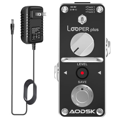 AODSK Electric Guitar Effect Pedal (Looper)