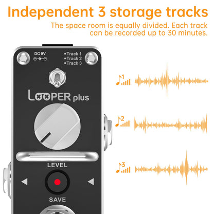 AODSK Electric Guitar Effect Pedal (Looper)