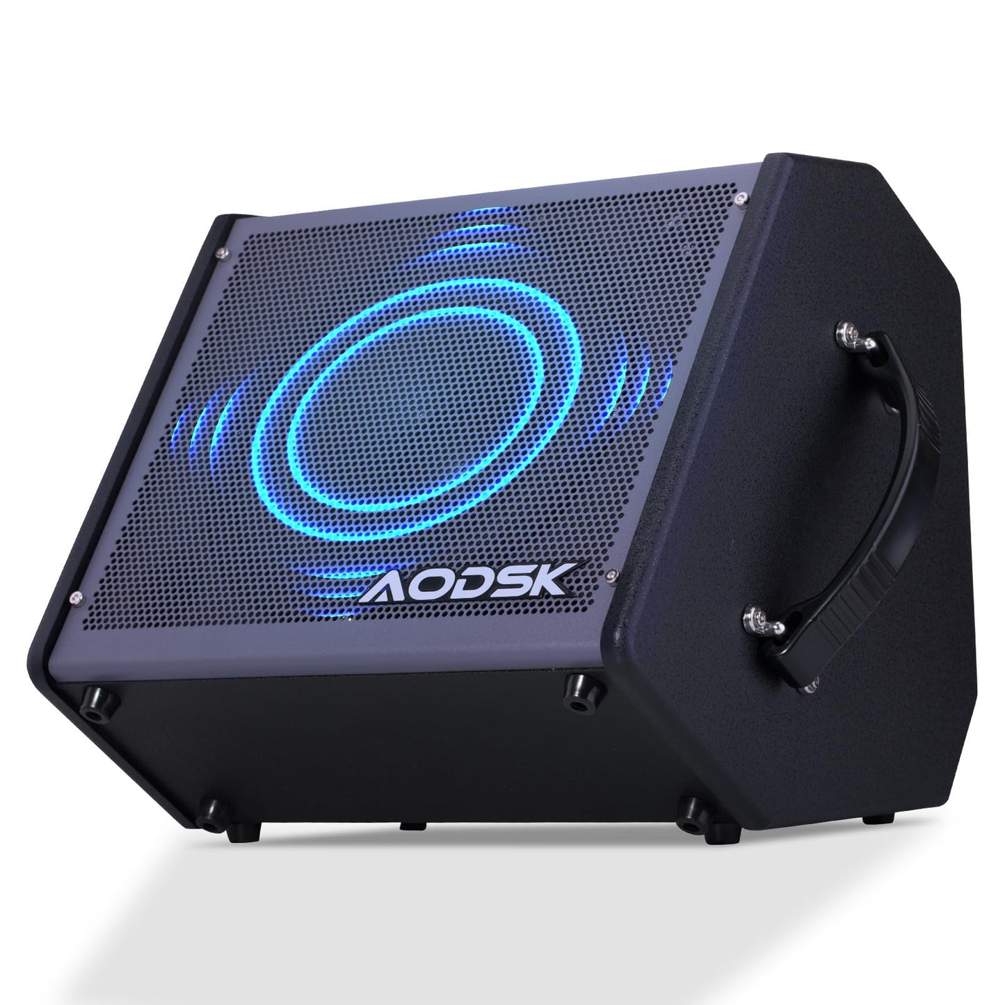 AODSK Electric Drum Amp 35W Professional Electronic Drum Amplifier Keyboard Speaker with AUX Input,Volume,Treble and Middle Controls,Electric Drum Set Monitor