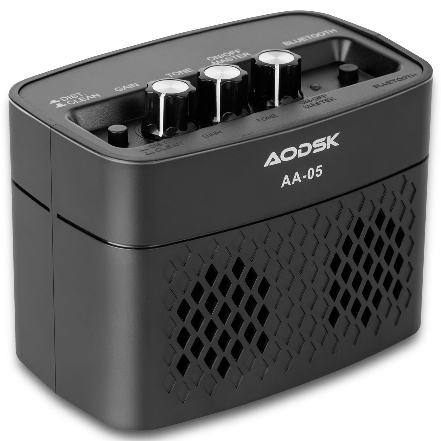 AODSK Mini Guitar Amp,Electric Guitar Amplifier,Recording 5W Rechargeable Wireless Bluetooth Speaker,Clean/Distortion Sound Effects,Portable Guitar Amplifier for Daily Practice and Home Show,AA-05