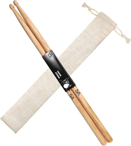 Drum Sticks 5A drumsticks American Classic Maple with Storage Bag (One Pair)