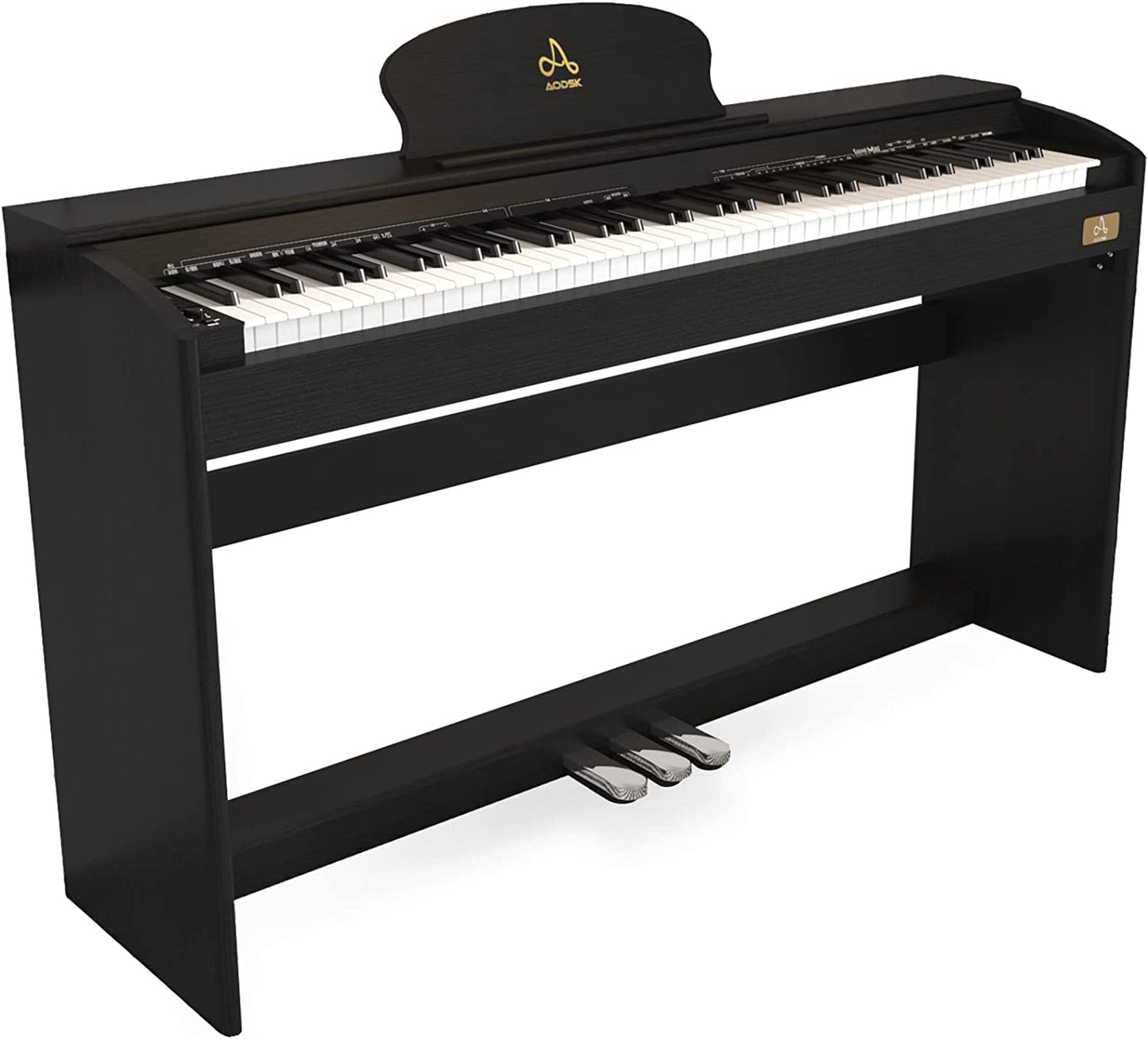 AODSK B-83 Digital Piano,88 Keys Electric Keyboard Piano for Beginner Kids/Adults Beginner Digital Piano-Black