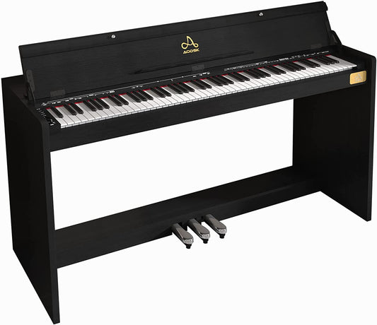 AODSK B-85 Digital Piano, 88 Keys Electric Keyboard Piano for Beginner Kids/Adults Classic Household Digital Piano-Black